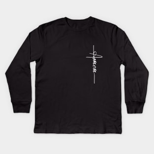 Jesus Amen Kids Long Sleeve T-Shirt